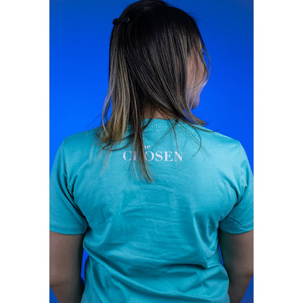 Camiseta Baby Look 2+5=5000 | Teal | The Chosen G