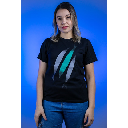 Camiseta Baby Look 3 Peixes | Preta | The Chosen M