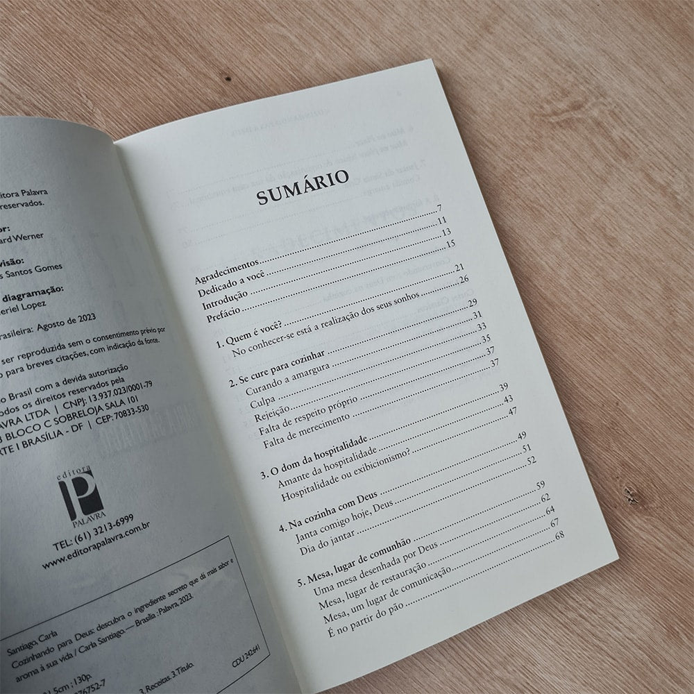 Cozinhando para Deus | Carla Santiago