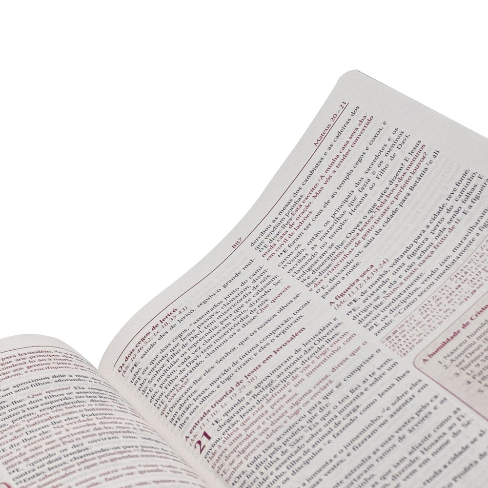 A Bíblia do Pregador | ARC | Letra Normal | Capa Luxo Preta C/ Zíper