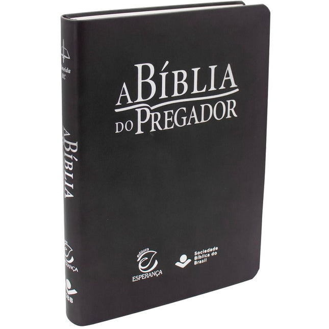 A Bíblia do Pregador | ARC | Letra Normal | Capa Luxo Cinza Escuro