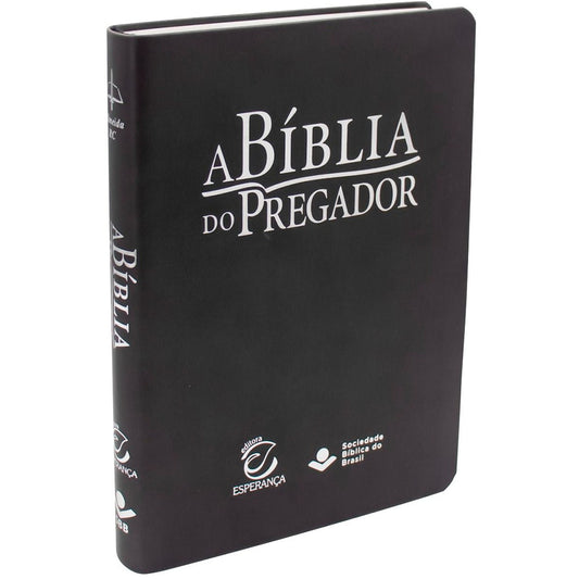 A Bíblia do Pregador | ARC | Letra Normal | Capa Luxo Cinza Escuro