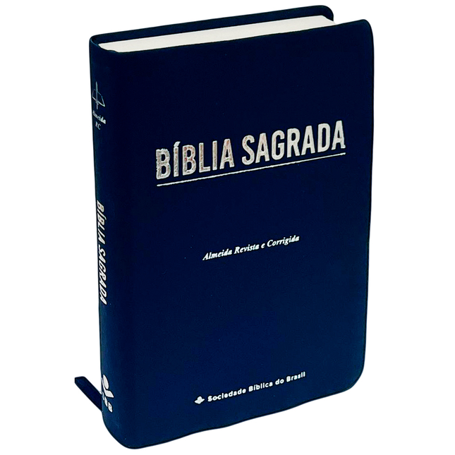 Bíblia Sagrada Economica | ARC | Letra Gigante | Capa Azul Luxo