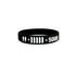 Pulseira de Silicone The Chosen 2+5=5000 | Preta