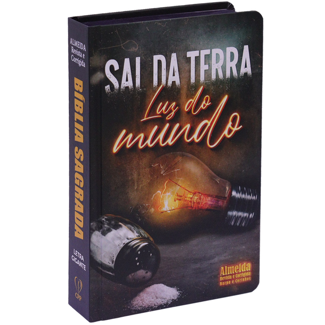 Bíblia Sagrada | ARC | Letra Gigante | C/ Harpa e Corinhos | Capa Dura Luz do Mundo