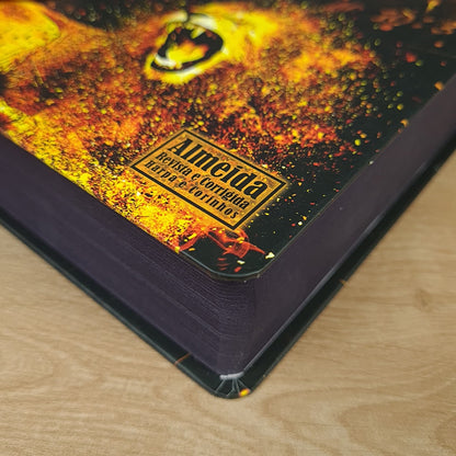 Bíblia Sagrada | ARC | Harpa Avivada e Corinhos | Letra Gigante | Capa Dura Leão Gold