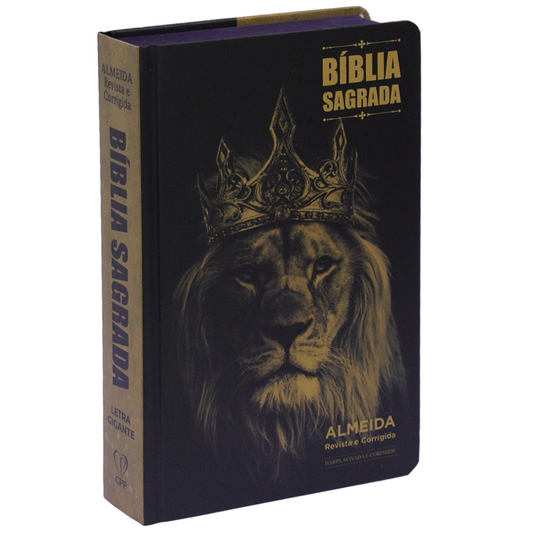 Bíblia Sagrada | ARC | Letra Gigante | C/ Harpa e Corinhos | Capa Dura Ele Vive