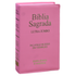 Bíblia Sagrada | ARC | Letra Jumbo | Capa Luxo Rosa | Harpa Avivada e Corinhos