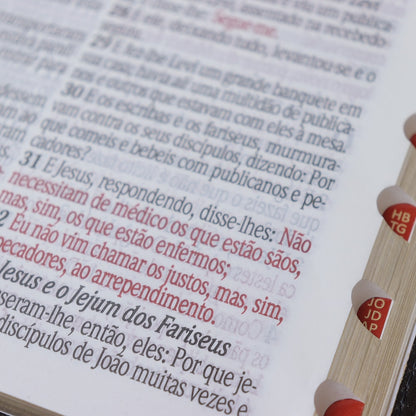 Bíblia Sagrada | ARC | Letra Jumbo | Capa Luxo Marrom | Harpa Avivada e Corinhos