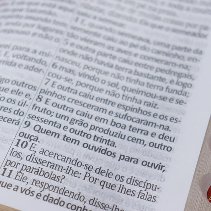Bíblia Sagrada Com Harpa e Corinhos | ARC | Letra Hipergigante | Capa Luxo Bicolor Rosa
