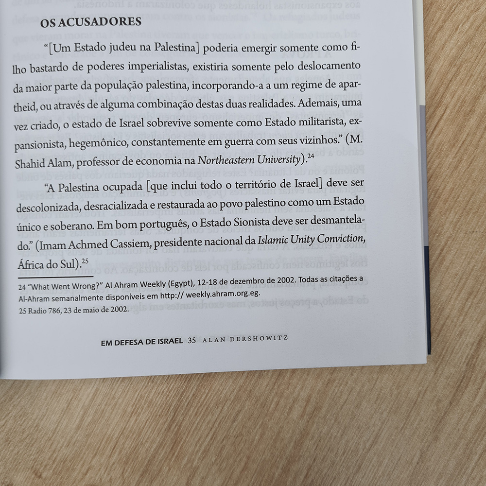 Em Defesa de Israel | Alan Dershowitz