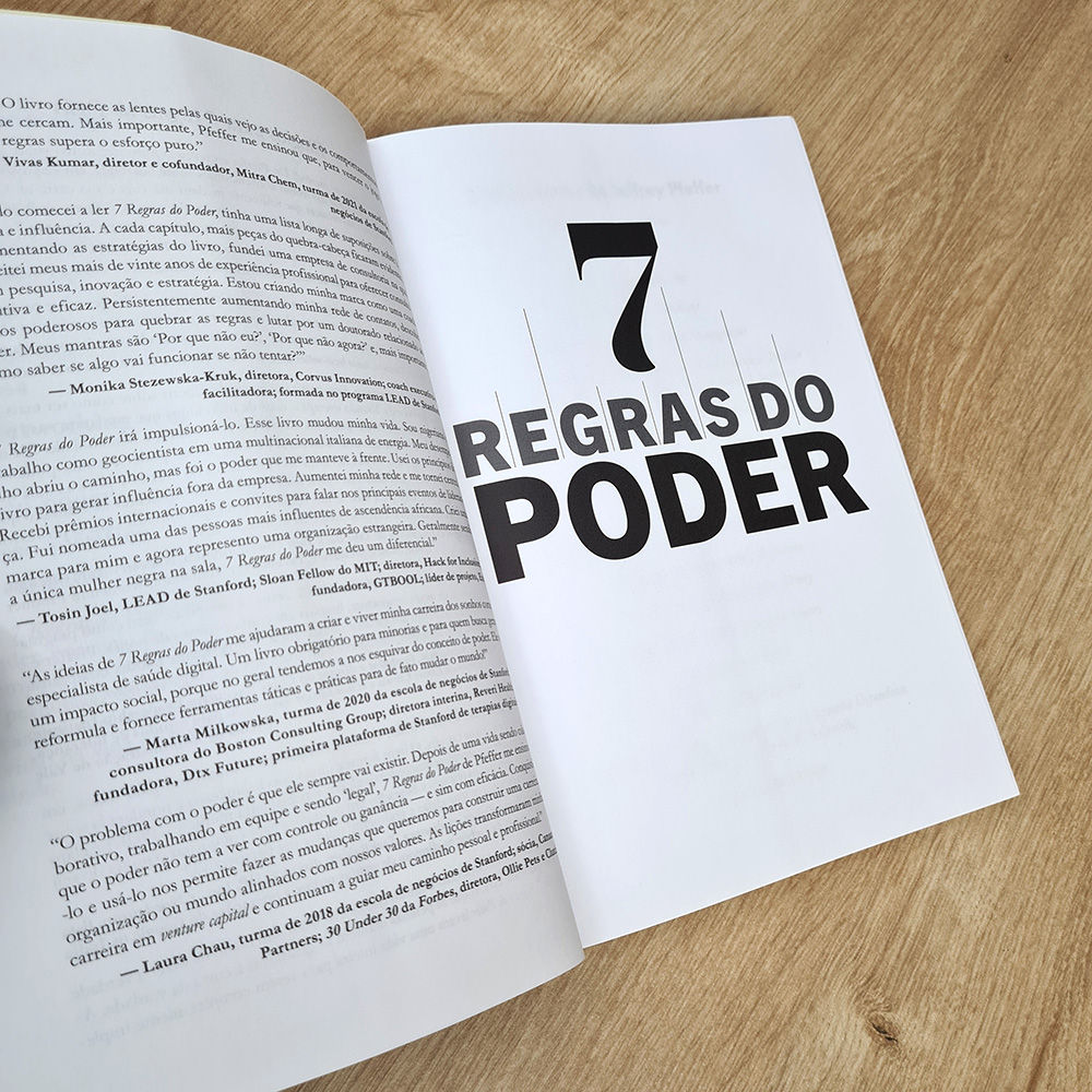 7 Regras do Poder | Jeffrey Pfeffer