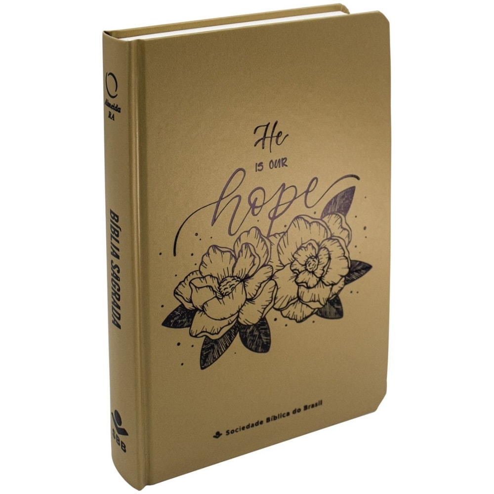 Bíblia Sagrada | ARA | Letra Grande | Capa Dura Ouro