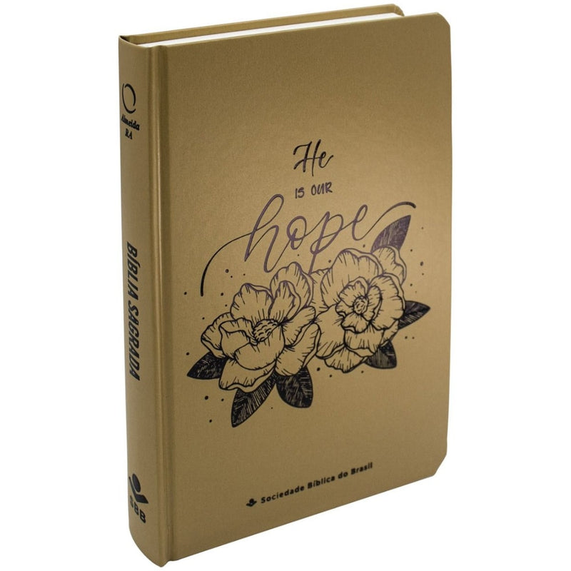 Bíblia Sagrada | ARA | Letra Grande | Capa Dura Ouro