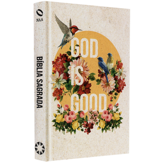 Bíblia God is Good | Letra Normal | NAA | Capa Dura