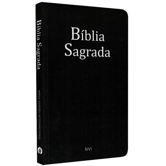 Bíblia Sagrada | NVI | Letra Normal | Capa Brochura Preta