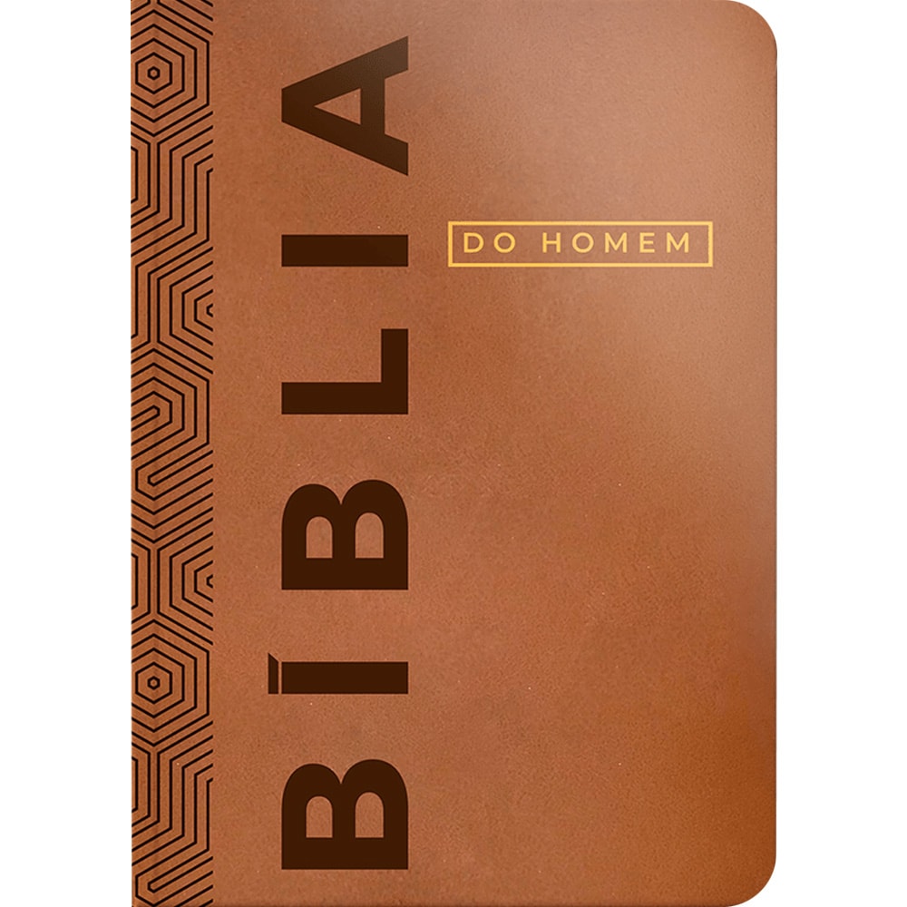 Bíblia Devocional Do Homem | NVI | Letra Grande | Capa Luxo Marrom