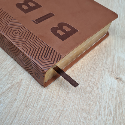 Bíblia Devocional Do Homem | NVI | Letra Grande | Capa Luxo Marrom