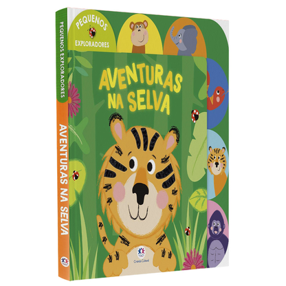 Livro Toque e Sinta | Aventuras na Selva | Ciranda Cultural