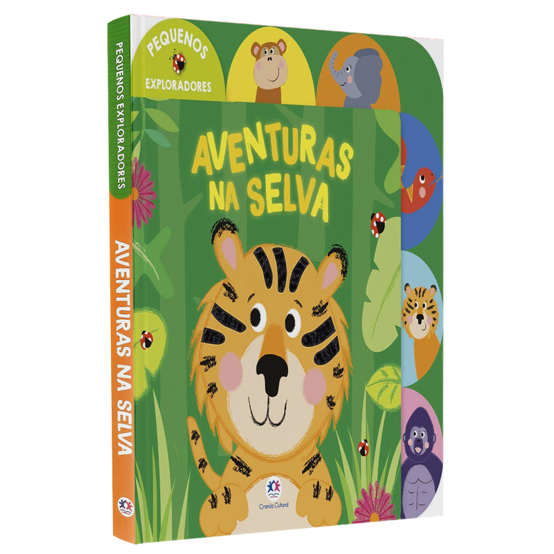 Livro Toque e Sinta | Aventuras na Selva | Ciranda Cultural