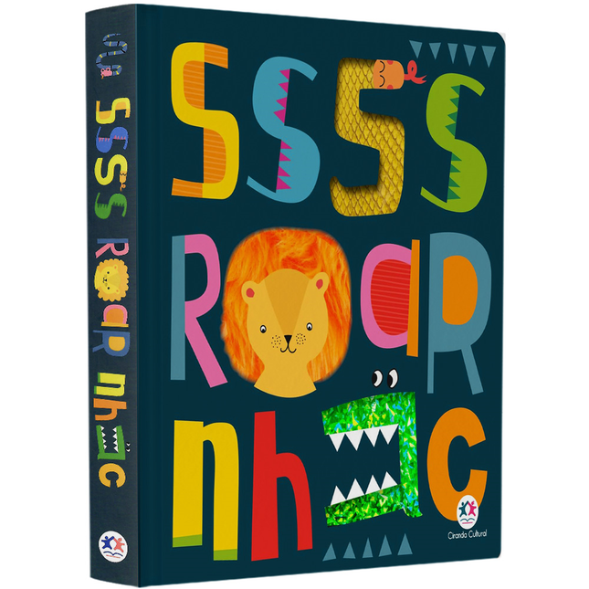 Livro Toque e Sinta | Ssss Roar Nhac | Ciranda Cultural