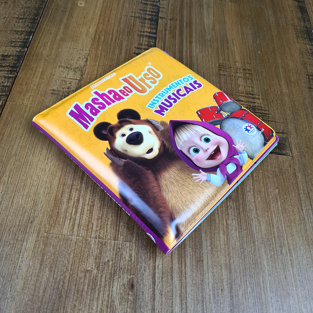 Livro de Banho Marsha e o Urso |  Instrumentos Musicais