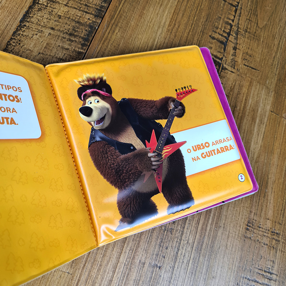 Livro de Banho Marsha e o Urso |  Instrumentos Musicais