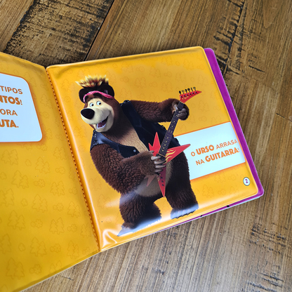 Livro de Banho Marsha e o Urso |  Instrumentos Musicais