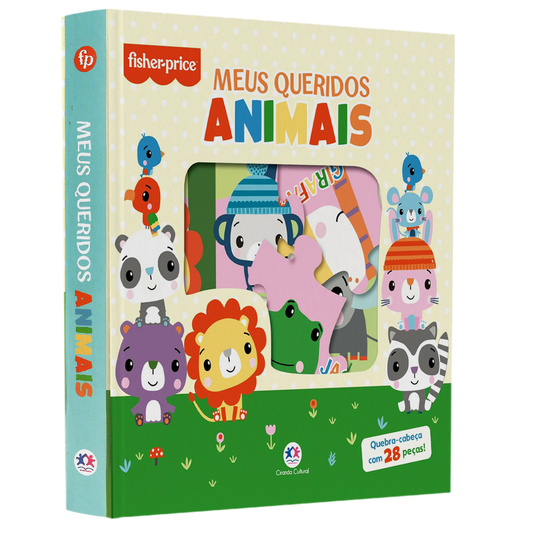 Meus Queridos Animais | Com Quebra Cabeça e Livro de Atividades