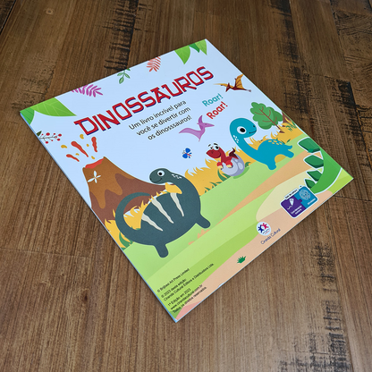 Dinossauros | Com Quebra Cabeça e Livro de Atividades