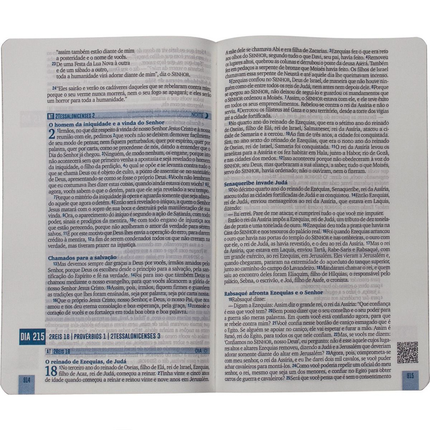 Bíblia 365 Dia e Noite | NAA | Letra Normal | Capa Dura Let