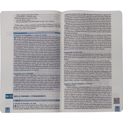 Bíblia 365 Dia e Noite | NAA | Letra Normal | Capa Dura Let