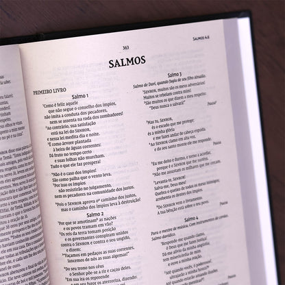 Bíblia Sagrada | NVI | Letra Normal | Ilustrada Capa Dura Preta