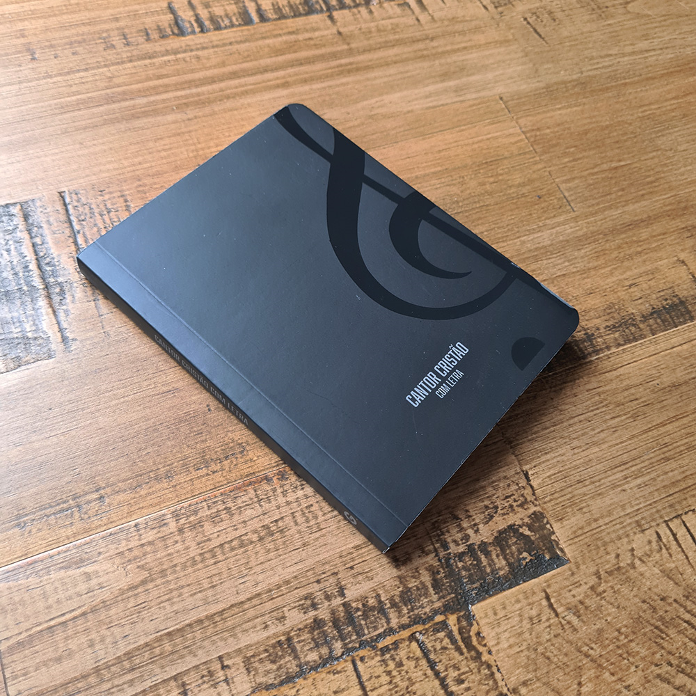 Cantor Cristão com Letra | Edição de Bolso | Capa Brochura Preta