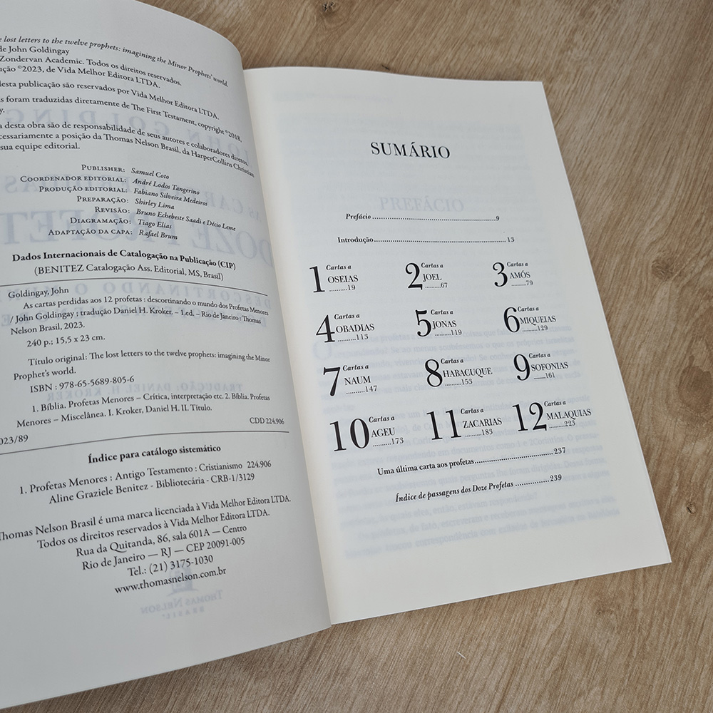As Cartas Perdidas Aos Doze Profetas | John Goldingay