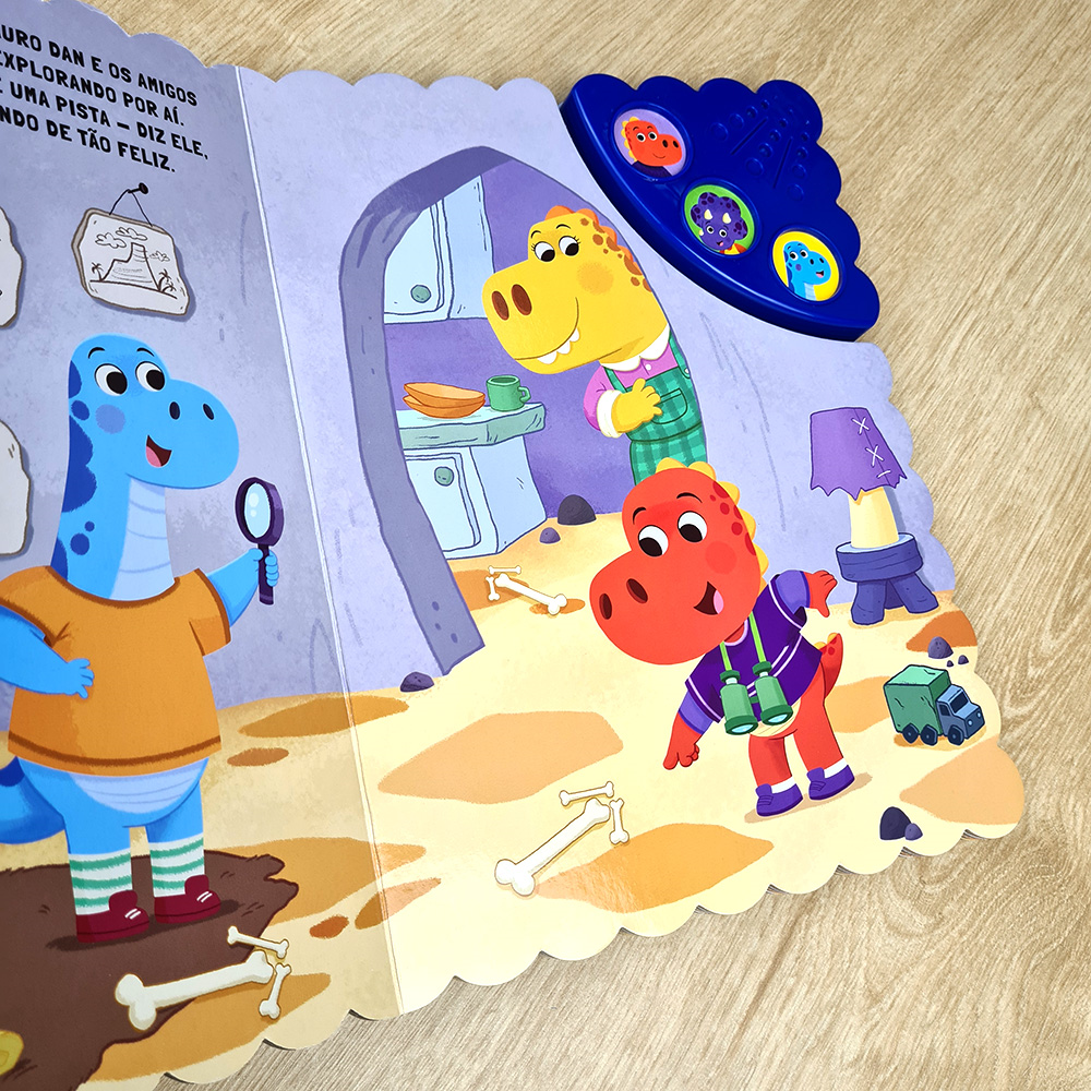 Aventuras com Dinossauros e Amigos | Livro Sonoro