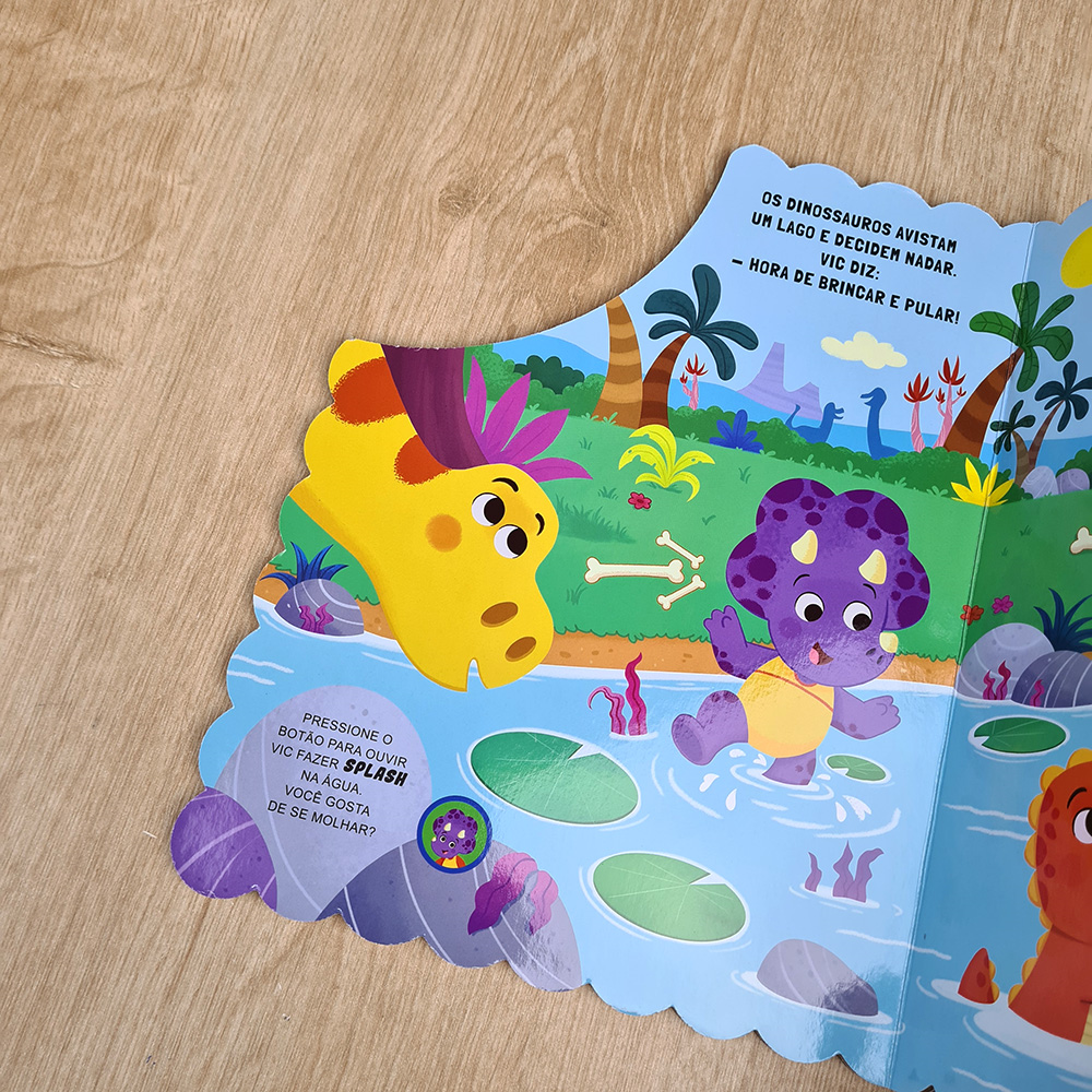 Aventuras com Dinossauros e Amigos | Livro Sonoro
