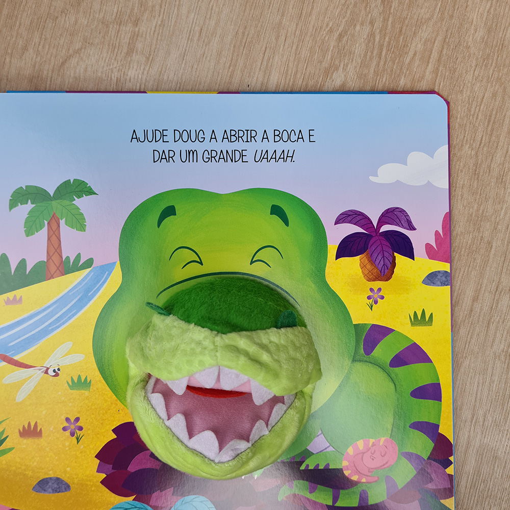 Dinossauro | Livro Fantoche