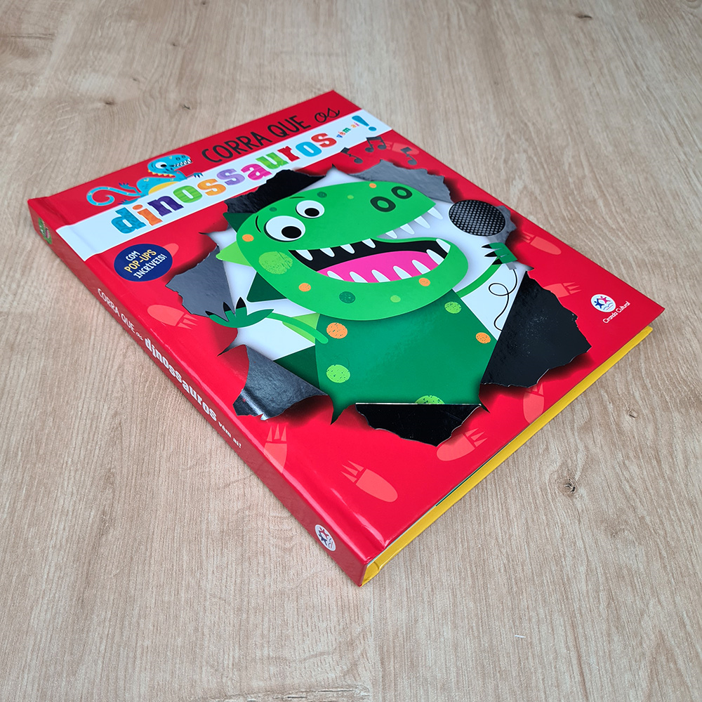 Corra Que os Dinossauro Vêm Aí | Livro Pop-Ups