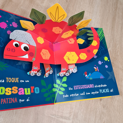 Corra Que os Dinossauro Vêm Aí | Livro Pop-Ups