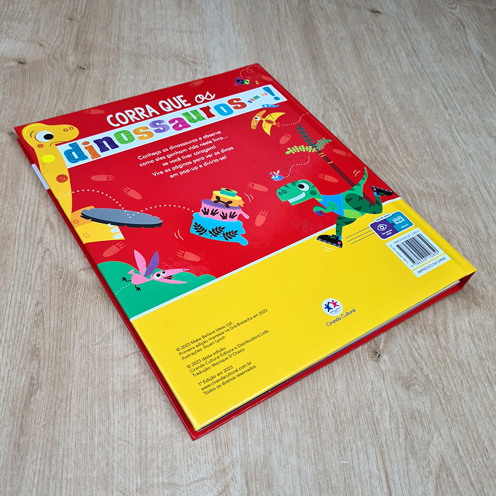Corra Que os Dinossauro Vêm Aí | Livro Pop-Ups