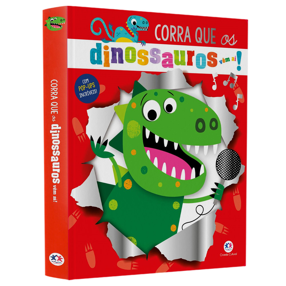 Corra Que os Dinossauro Vêm Aí | Livro Pop-Ups