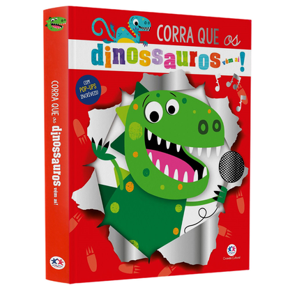Corra Que os Dinossauro Vêm Aí | Livro Pop-Ups