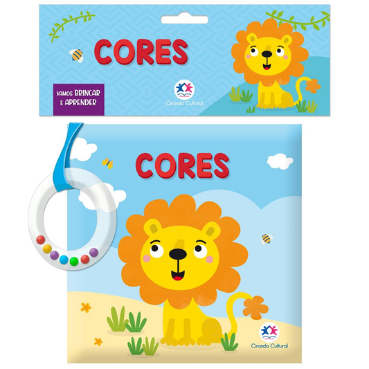 Livro Pano Cores | Vamos Brincar E Aprender