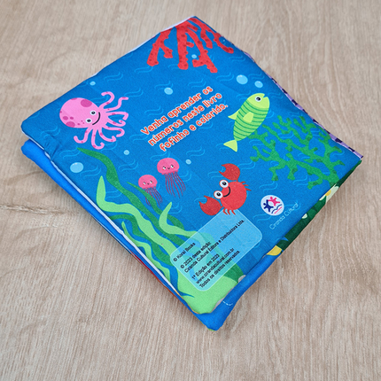 Livro Pano Números | Vamos Brincar e Aprender