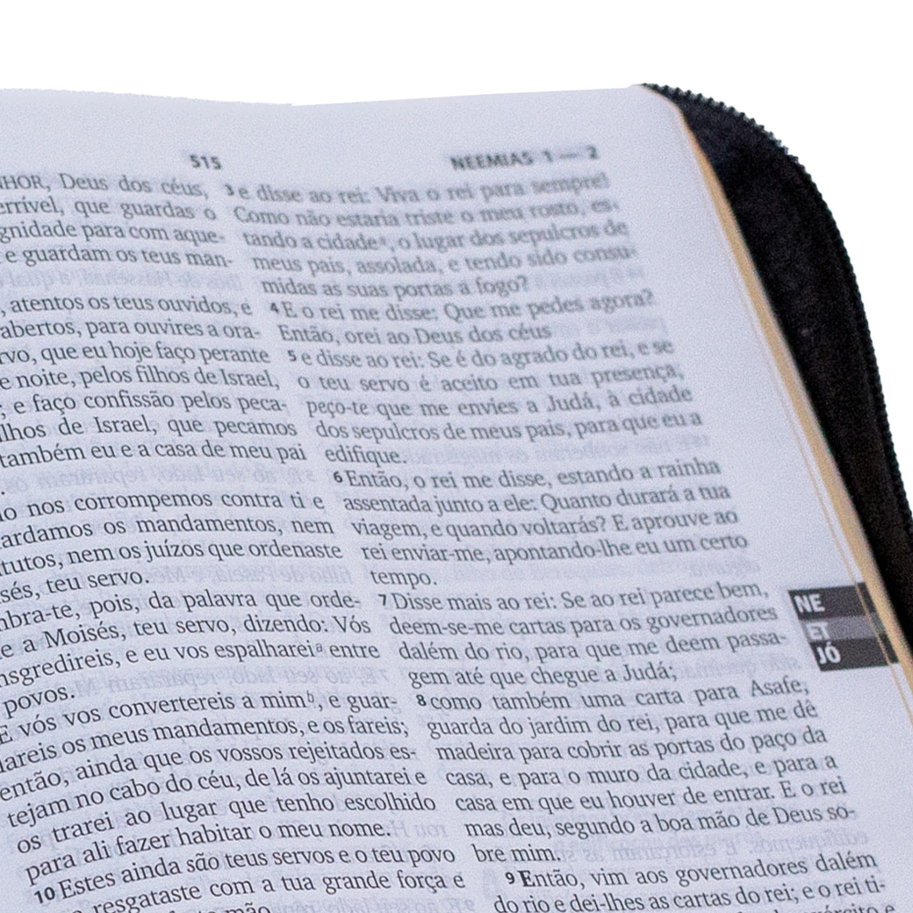 Bíblia Sagrada | O Poder da Oração | ARC | Letra Grande | Capa Semi Luxo C/Ziper