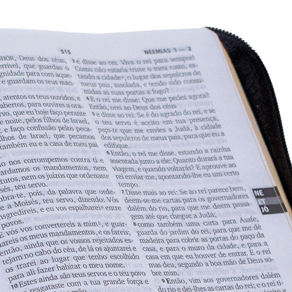 Bíblia Sagrada | O Poder da Oração | ARC | Letra Grande | Capa Semi Luxo C/Ziper