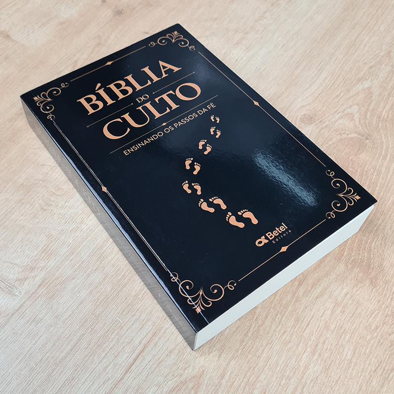 Bíblia do Culto | ARC | Letra Normal | Capa Brochura Preta