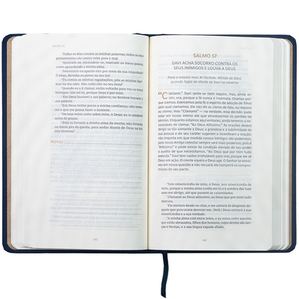 Devocional Spurgeon e os Salmos | Capa Dura com Tecido Azul