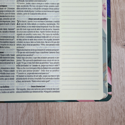 Bíblia Sagrada Leia e Anote | NVT | Letra Normal | Capa Dura Encanto da Tarde